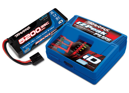 Traxxas 2S LiPo Hard Case Completer Pack w/ EZ-Peak® Charger (Part #2970-2SR)