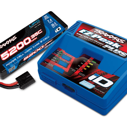 Traxxas 2S LiPo Hard Case Completer Pack w/ EZ-Peak® Charger (Part #2970-2SR)