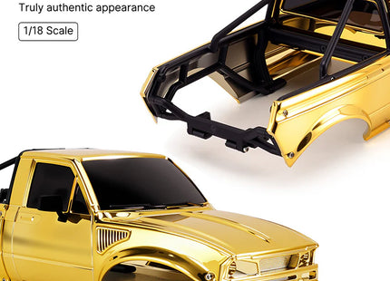 INJORA Limited Edition IR60 Pickup Hard Body for 1/18 TRX-4M (Gold) – IR60-GD