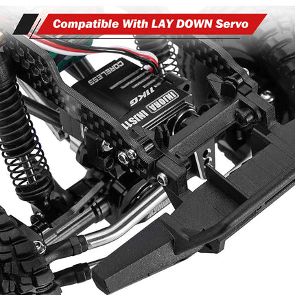 INJORA Universal LCG Carbon Fiber Chassis Kit for 1/18 TRX4M – 4M-89