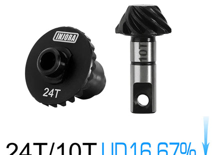 INJORA Overdrive / Underdrive Alloy Steel Helical Gears for 1/18 TRX4M Upgrade