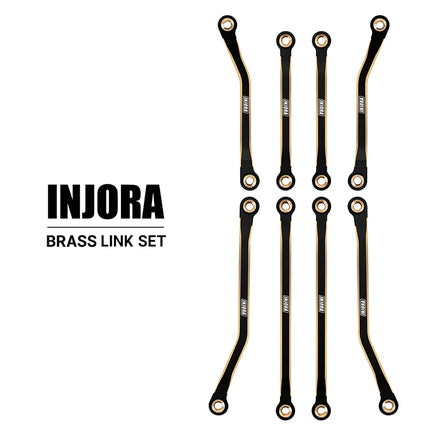 INJORA Brass High Clearance Links Set for 1/18 TRX4M Defender & Bronco – 4M-40