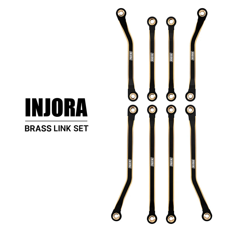 INJORA Arbres De Transmission Centraux Inox 2pcs - Upgrade 1/18 TRX4M Defender Bronco RC Crawler (4M-18)
