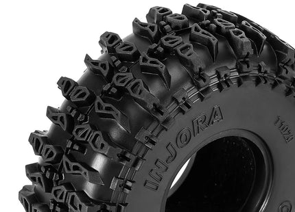 INJORA 1.0" Cling On Tires (64 × 24 mm) for 1/18 & 1/24 RC Crawlers – T1020