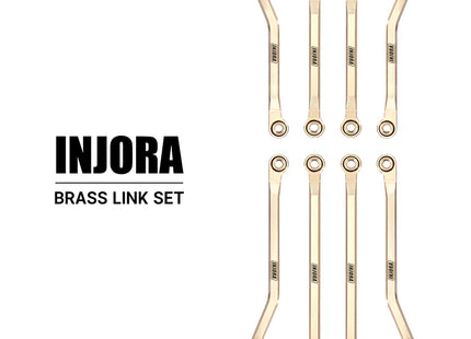INJORA Brass High Clearance Links Set for 1/18 TRX4M Defender & Bronco – 4M-40
