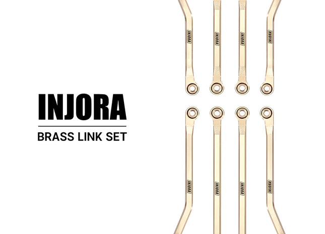 INJORA Brass High Clearance Links Set for 1/18 TRX4M Defender & Bronco – 4M-40