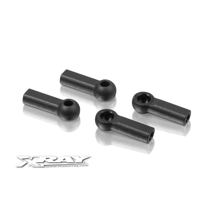 XRAY 4.9mm Closed Composite Ball Joint w/ Hole (4) 302665