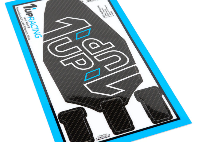 1UP Racing CF Look Chassis Skin – XRAY XB2 ’25 (3041)