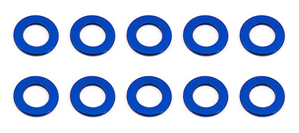 Team Associated 5.5x0.5mm Aluminum Ball Stud Washers – Blue (10) – Part 31381