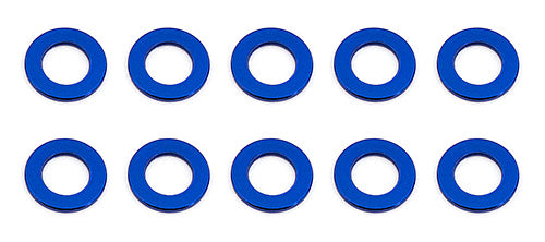 Team Associated 5.5x0.5mm Aluminum Ball Stud Washers – Blue (10) – Part 31381
