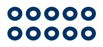 Team Associated 7.8x3.5x0.5mm Aluminum Hub Spacer Washers – Blue (10) – Part 31387