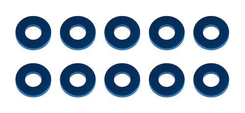 Team Associated 7.8x3.5x1.0mm Aluminum Hub Spacer Washers – Blue (10) – Part 31388
