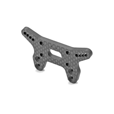 XRAY XB2 ’25 Front Carbon Shock Tower (2-Dot) – 322091