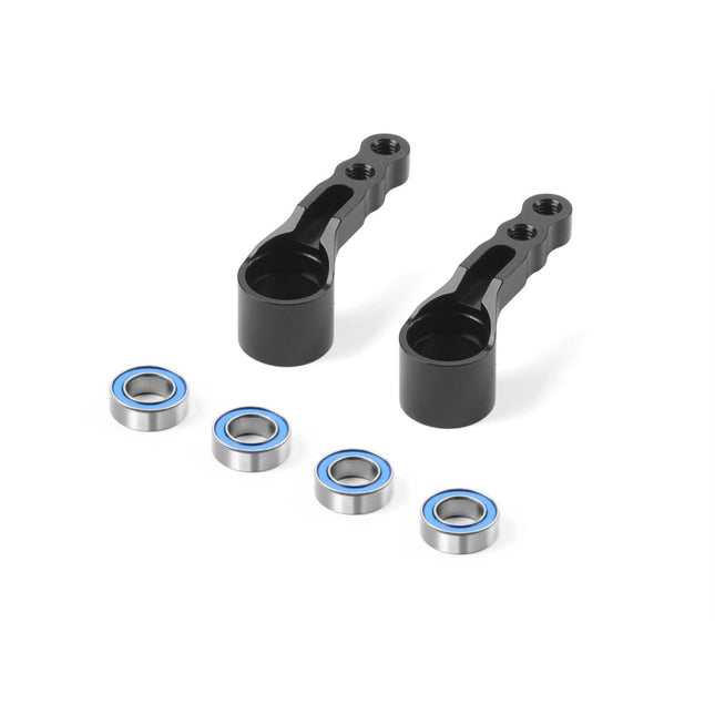 XRAY Aluminum Steering Arm (2) – For 1-Piece Chassis (322516)