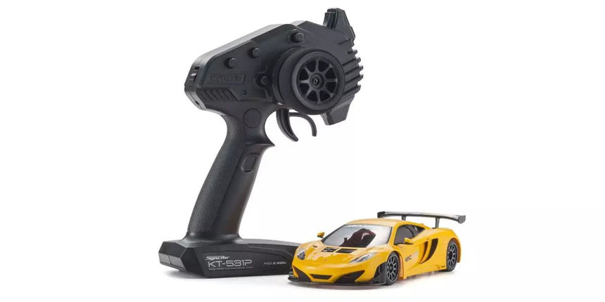 Kyosho MR-04 RWD Mini-Z ReadySet w/ McLaren 12C GT3 2013 Body (Orange) – 32366OR