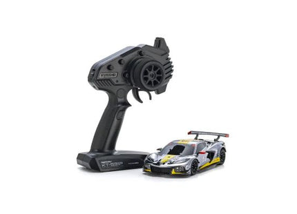 Kyosho MR-04 Mini-Z RWD ReadySet w/ Chevrolet® Corvette® C8.R Body (Chrome/Yellow) – 32356CRY