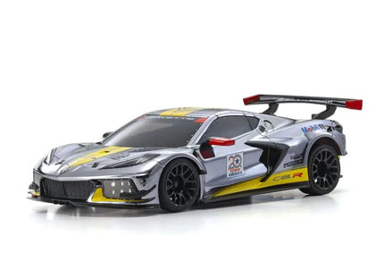Kyosho MR-04 Mini-Z RWD ReadySet w/ Chevrolet® Corvette® C8.R Body (Chrome/Yellow) – 32356CRY
