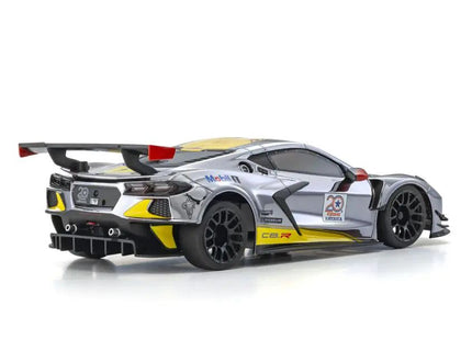 Kyosho MR-04 Mini-Z RWD ReadySet w/ Chevrolet® Corvette® C8.R Body (Chrome/Yellow) – 32356CRY