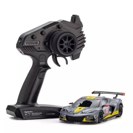Kyosho MR-04 RWD Mini-Z ReadySet w/ Chevrolet Corvette C8.R Body (Gunmetal)  Part # KYO32356GM