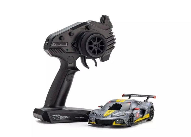 Kyosho MR-04 RWD Mini-Z ReadySet w/ Chevrolet Corvette C8.R Body (Gunmetal)  Part # KYO32356GM