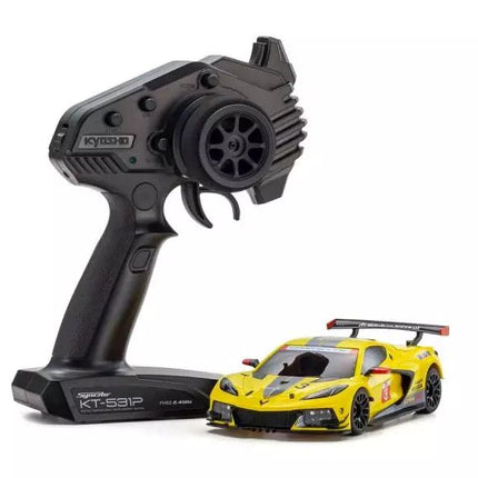 Kyosho MR-04 Mini-Z RWD ReadySet w/ Chevrolet® Corvette® C8.R Body (Yellow) – 32356Y
