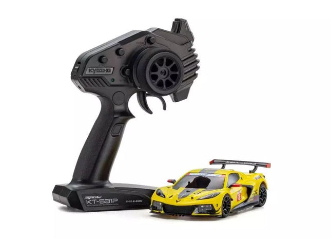 Kyosho MR-04 Mini-Z RWD ReadySet w/ Chevrolet® Corvette® C8.R Body (Yellow) – 32356Y