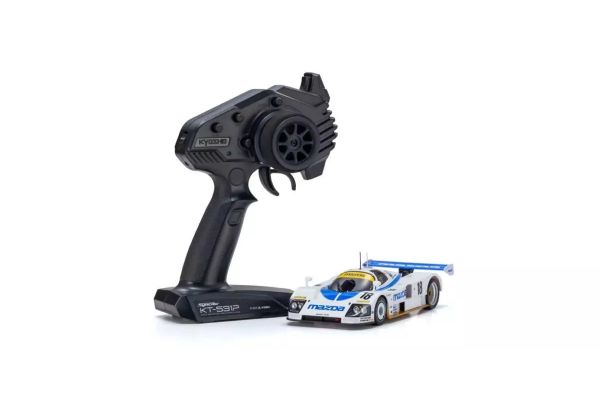 Kyosho MR-04 RWD Mini-Z ReadySet – 1991 Mazda 787B LM (White/Blue) – 32361MA