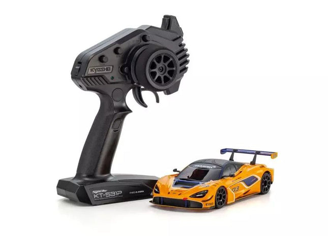 Kyosho MR-04 RWD Mini-Z ReadySet w/ McLaren 720S GT3 Body (Orange) – 32364OR