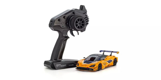 Kyosho MR-04 RWD Mini-Z ReadySet w/ McLaren 720S GT3 Body (Orange) – 32364OR
