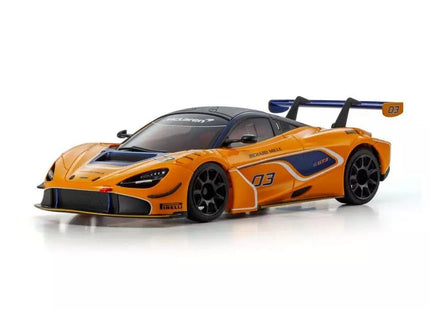 Kyosho MR-04 RWD Mini-Z ReadySet w/ McLaren 720S GT3 Body (Orange) – 32364OR