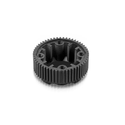 XRAY XB2 LCG Composite Gear Differential Case with 53T Pulley (Graphite) – 324954-G