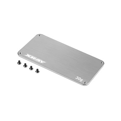 XRAY 2024 Stainless Steel Electronics Plate (30g) 326152