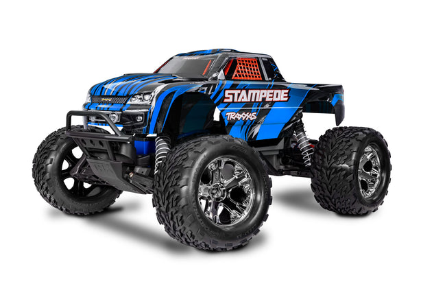 Traxxas Stampede HD 1/10 RTR 2WD Electric Monster Truck (Red / Green / Blue / Pink) w/XL-5 ESC, TQ 2.4GHz Radio, Battery & USB-C Charger [#36254-8 Series]