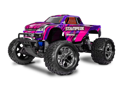 Traxxas Stampede HD 1/10 RTR 2WD Electric Monster Truck (Red / Green / Blue / Pink) w/XL-5 ESC, TQ 2.4GHz Radio, Battery & USB-C Charger [#36254-8 Series]