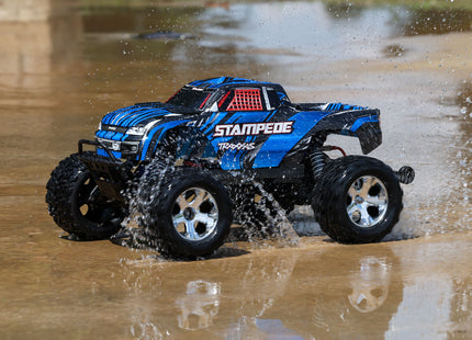 Traxxas Stampede HD 1/10 RTR 2WD Electric Monster Truck (Red / Green / Blue / Pink) w/XL-5 ESC, TQ 2.4GHz Radio, Battery & USB-C Charger [#36254-8 Series]