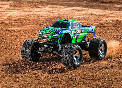 Traxxas Stampede HD 1/10 RTR 2WD Electric Monster Truck (Red / Green / Blue / Pink) w/XL-5 ESC, TQ 2.4GHz Radio, Battery & USB-C Charger [#36254-8 Series]