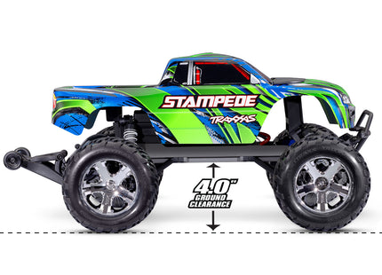 Traxxas Stampede HD 1/10 RTR 2WD Electric Monster Truck (Red / Green / Blue / Pink) w/XL-5 ESC, TQ 2.4GHz Radio, Battery & USB-C Charger [#36254-8 Series]