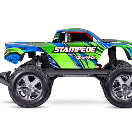 Traxxas Stampede HD 1/10 RTR 2WD Electric Monster Truck (Red / Green / Blue / Pink) w/XL-5 ESC, TQ 2.4GHz Radio, Battery & USB-C Charger [#36254-8 Series]