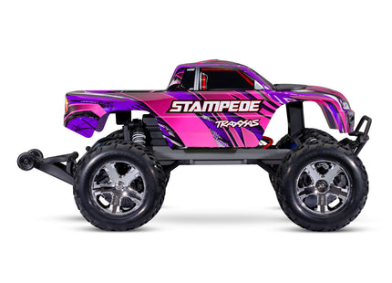 Traxxas Stampede HD 1/10 RTR 2WD Electric Monster Truck (Red / Green / Blue / Pink) w/XL-5 ESC, TQ 2.4GHz Radio, Battery & USB-C Charger [#36254-8 Series]