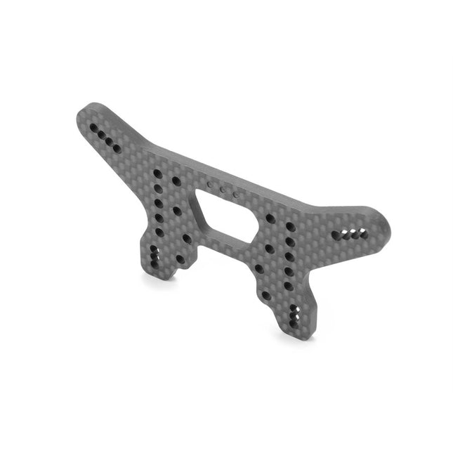 XRAY XB4 2025 Carbon Fiber Rear Shock Tower (HS Bulkhead) (3-Dots) 363088