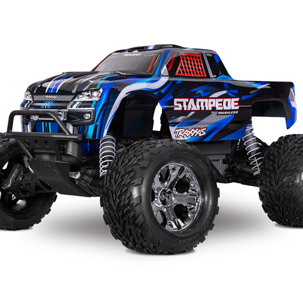 Traxxas Stampede BL-2s HD RTR 1/10 2WD Brushless Monster Truck Model 36354-4(Blue, Green, Pink or Red)