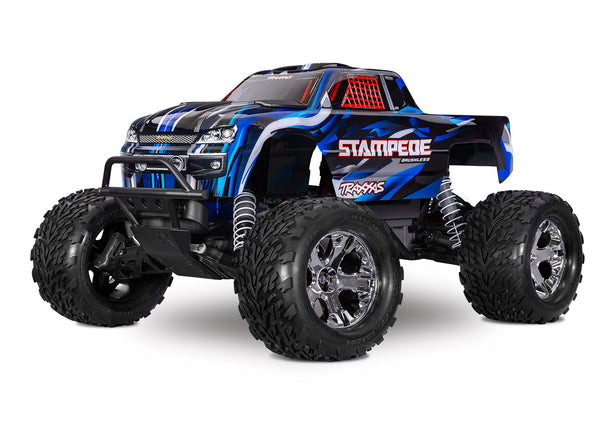 Traxxas Stampede BL-2s HD RTR 1/10 2WD Brushless Monster Truck Model 36354-4(Blue, Green, Pink or Red)