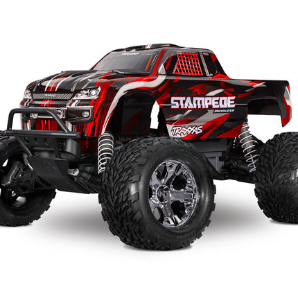 Traxxas Stampede BL-2s HD RTR 1/10 2WD Brushless Monster Truck Model 36354-4(Blue, Green, Pink or Red)