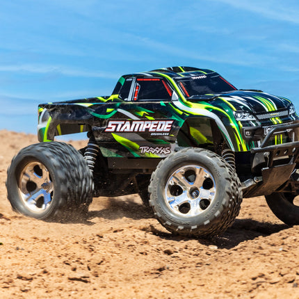 Traxxas Stampede BL-2s HD RTR 1/10 2WD Brushless Monster Truck Model 36354-4(Blue, Green, Pink or Red)