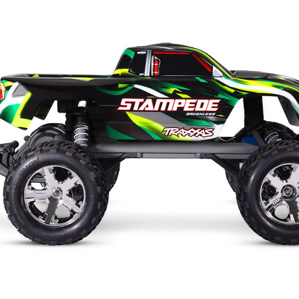 Traxxas Stampede BL-2s HD RTR 1/10 2WD Brushless Monster Truck Model 36354-4(Blue, Green, Pink or Red)