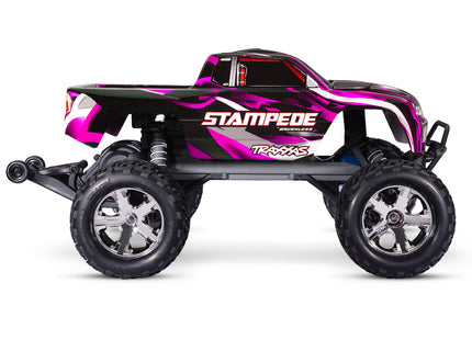 Traxxas Stampede BL-2s HD RTR 1/10 2WD Brushless Monster Truck Model 36354-4(Blue, Green, Pink or Red)