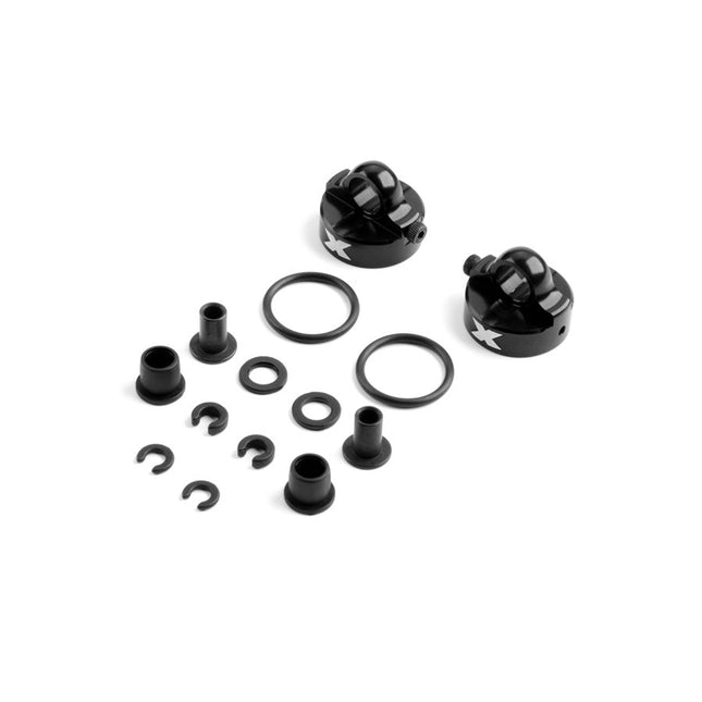 XRAY Aluminum Shock Cap Nut with Vent Hole – Big Bore (2) (368054)
