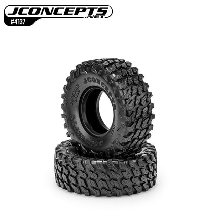 JConcepts Bossman 1.9" All Terrain 1/10 Rock Crawler Tires (2) (4.19" OD) (Green Compound)  SKU: JCO4137-02