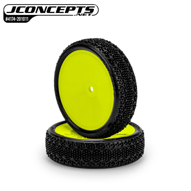 JConcepts 3DP 2.2" Pre-Mounted 2WD Front Buggy Carpet Tires (2) (Pink) w/12mm Hex  SKU: JCO4174-101011 / JCO4174-201011