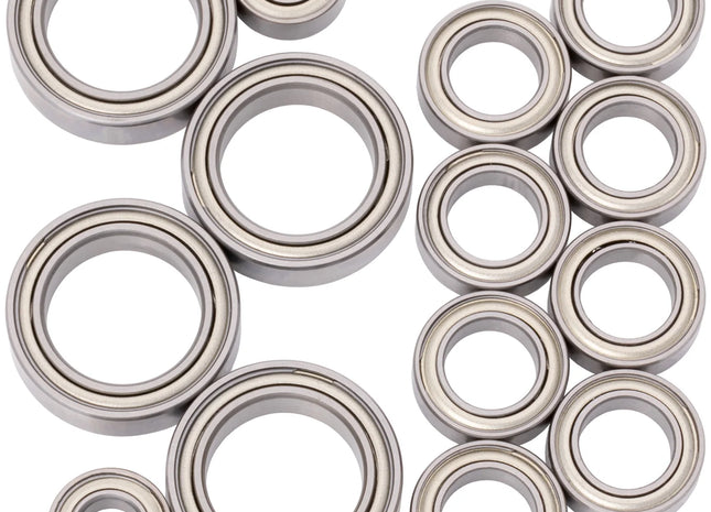 1UP Racing Associated TC8 Cv2 Pro Ball Bearing Set (Ceramic/Chrome) (14) – 1UP-45018